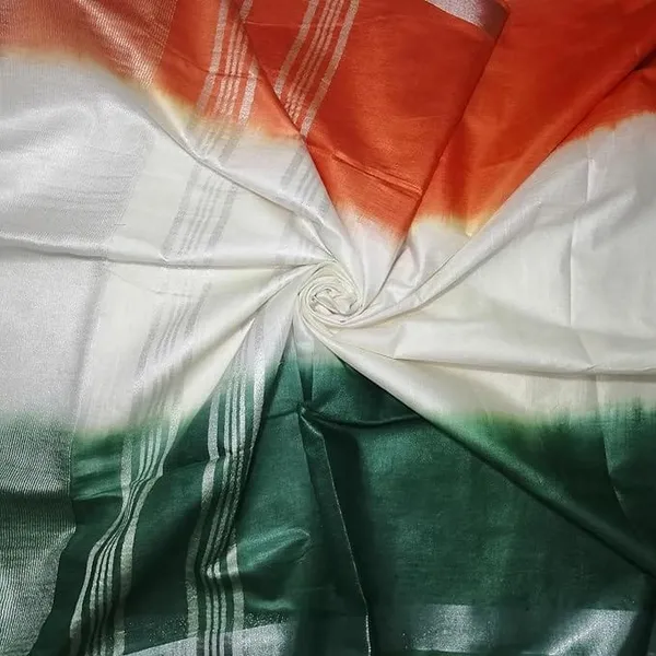 Bhagalpuri_Cotton_Linen_Tiranga_Saree_with_running_Blouse