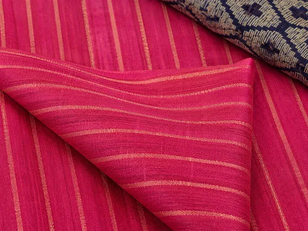 MH_HANDLOOM_Cotton_Silk_Stripe_Design_Saree_With_Blouse