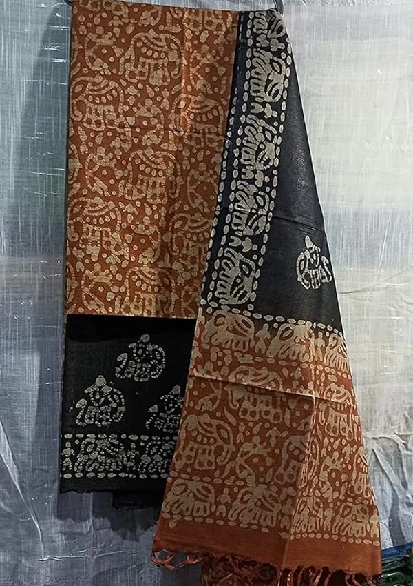 MH_HANDLOOM_Women's_Cotton_Silk_Batik_Print_Unstitched_Salwar_Suits_with_Dupatta