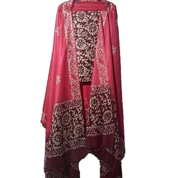MH_HANDLOOM_Women's_Cotton_Silk_Batik_Print_Unstitched_Salwar_Suits_with_Dupatta