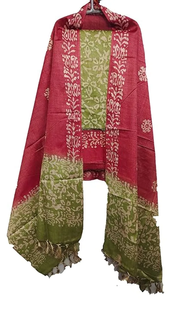 MH_HANDLOOM_Women's_Cotton_Silk_Batik_Print_Unstitched_Salwar_Suits_with_Dupatta