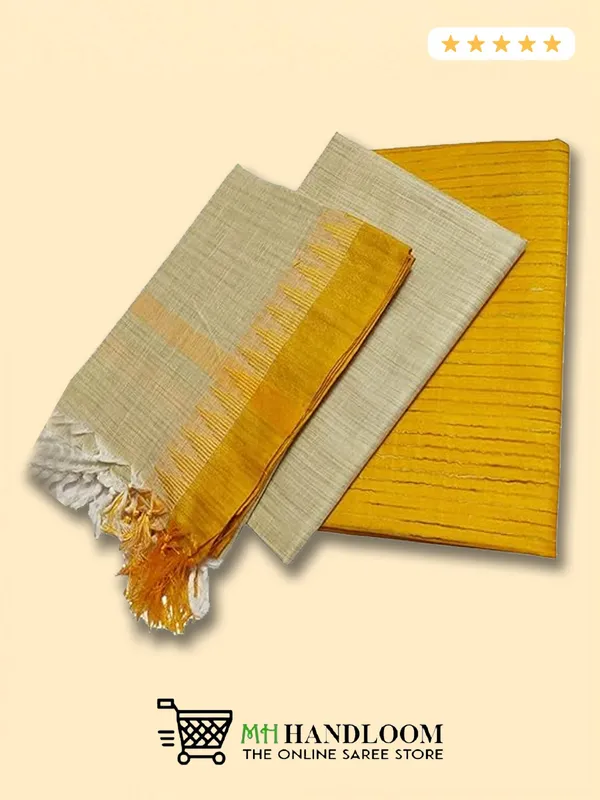 MH_HANDLOOM_Unstitched_Dress_Material_|_Multicolour_Jute_Silk_|_Salwar_Suit_Material_with_Dupatta