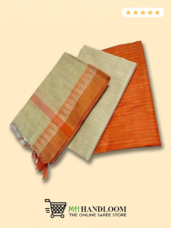 MH_HANDLOOM_Unstitched_Dress_Material_|_Multicolour_Jute_Silk_|_Salwar_Suit_Material_with_Dupatta