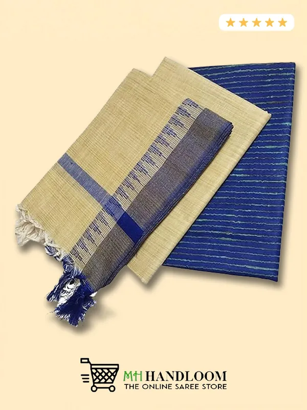 MH_HANDLOOM_Unstitched_Dress_Material_|_Multicolour_Jute_Silk_|_Salwar_Suit_Material_with_Dupatta