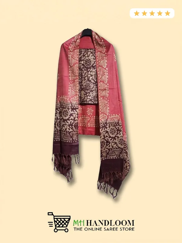 MH_HANDLOOM_Women's_Cotton_Silk_Batik_Print_Unstitched_Salwar_Suits_with_Dupatta