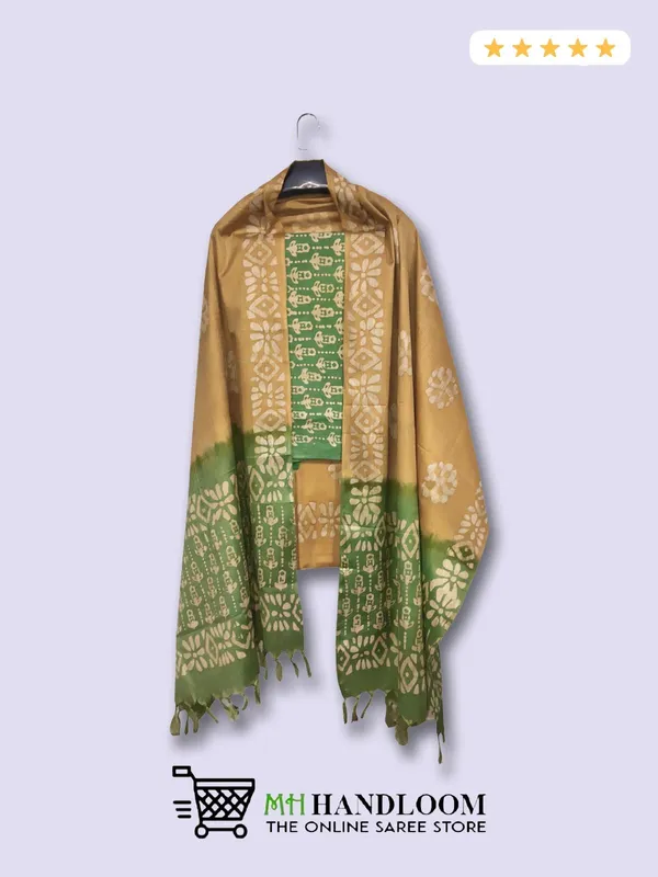 MH_HANDLOOM_Women's_Cotton_Silk_Batik_Print_Unstitched_Salwar_Suits_with_Dupatta