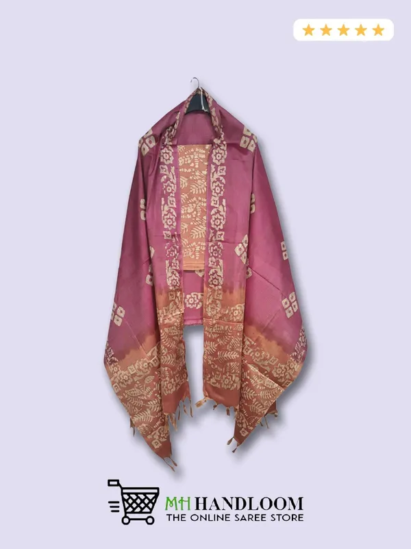 MH_HANDLOOM_Women's_Cotton_Silk_Batik_Print_Unstitched_Salwar_Suits_with_Dupatta