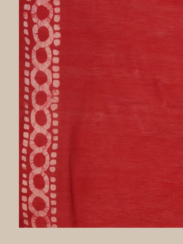 MH_HANDLOOM_Semi_Silk_Batik_Print_Saree_With_Blouse