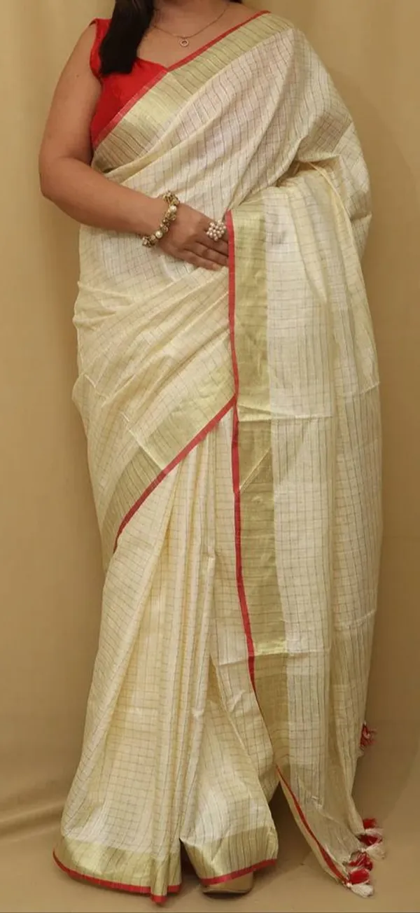 MH_HANDLOOM_WOMEN'S_LINEN_SAREE_WITH_BLOUSE_PIECE