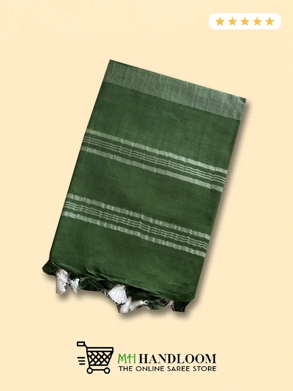 MH_HANDLOOM_WOMEN'S_LINEN_SAREE_WITH_BLOUSE_PIECE