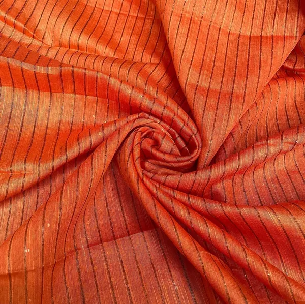 Orange_Exquisite_Semi_Silk_Sarees_with_Blouse