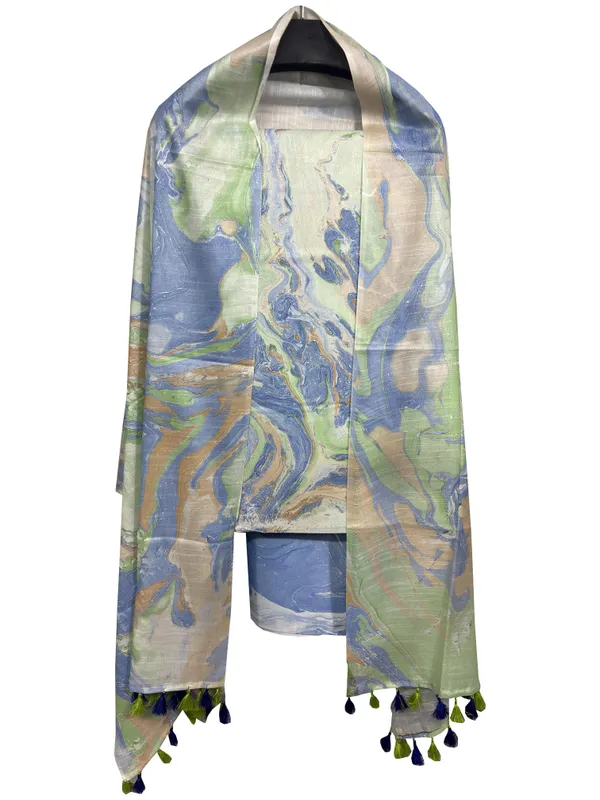 MH_HANDLOOM_Cotton_Silk_Marble_Print_Unstitched_Suit_Set_For_Women_With_Dupatta_Salwar_Suit_Dress_Material_For_Women_&_Girls
