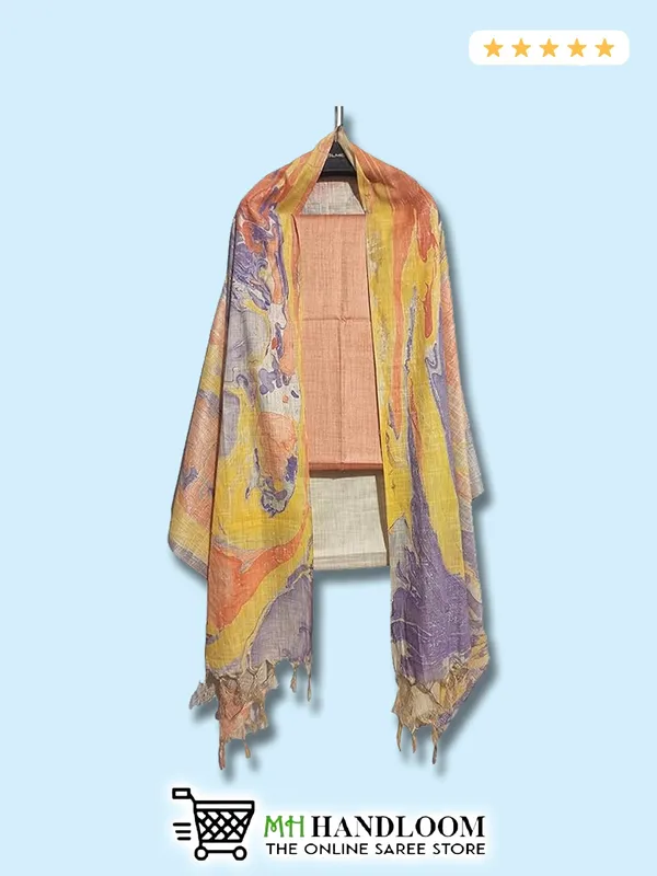 MH_HANDLOOM_Cotton_Silk_Unstitched_Suit_Set_for_Women_with_Marble_Print_Dupatta_|_Salwar_Suit_Dress_Material_for_Women_&_Girls