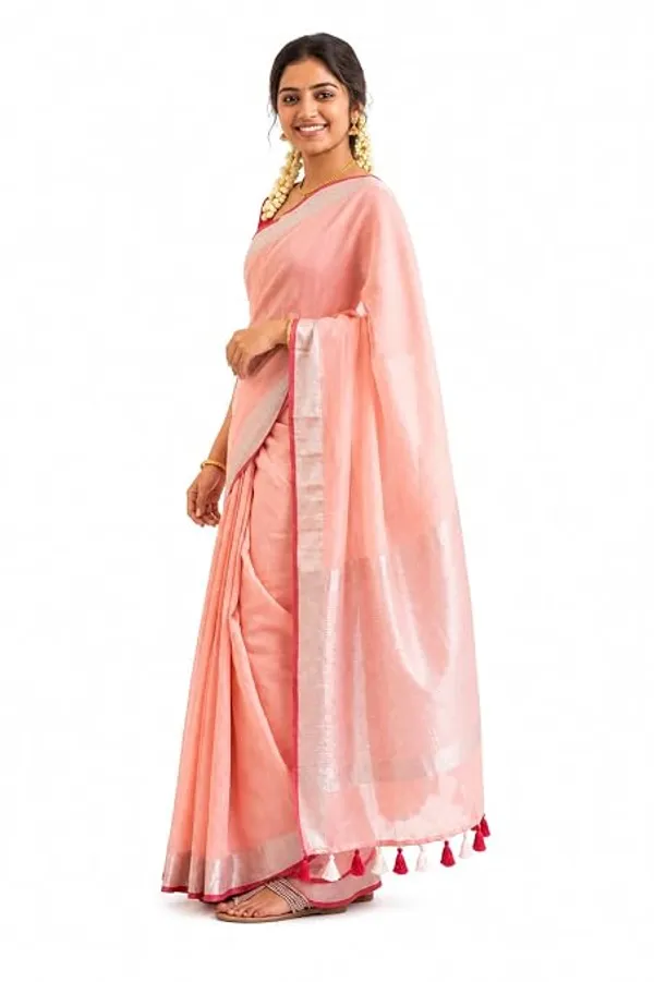 MH_HANDLOOM_Linen_Slub_Saree_with_Blouse_Piece_for_Every_Occasion