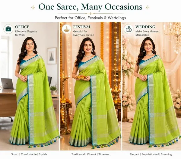 MH_HANDLOOM_Linen_Slub_Saree_with_Blouse_Piece_for_Every_Occasion