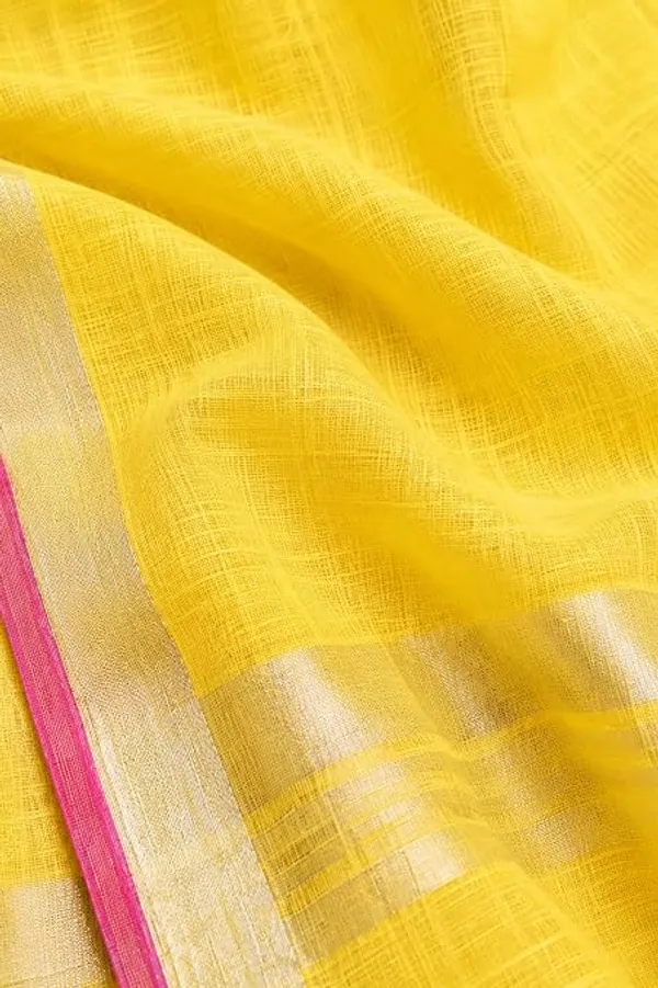 MH_HANDLOOM_Linen_Slub_Saree_with_Blouse_Piece_for_Every_Occasion