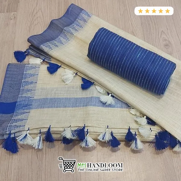 MH_HANDLOOM_Unstitched_Dress_Material_|_Multicolour_Jute_Silk_|_Salwar_Suit_Material_with_Dupatta