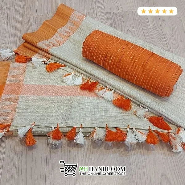 MH_HANDLOOM_Unstitched_Dress_Material_|_Multicolour_Jute_Silk_|_Salwar_Suit_Material_with_Dupatta