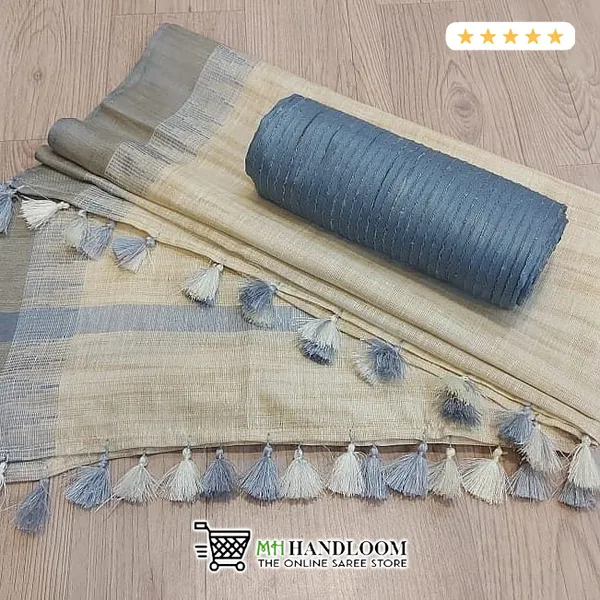 MH_HANDLOOM_Unstitched_Dress_Material_|_Multicolour_Jute_Silk_|_Salwar_Suit_Material_with_Dupatta