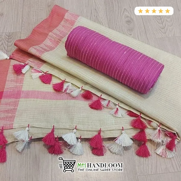 MH_HANDLOOM_Unstitched_Dress_Material_|_Multicolour_Jute_Silk_|_Salwar_Suit_Material_with_Dupatta