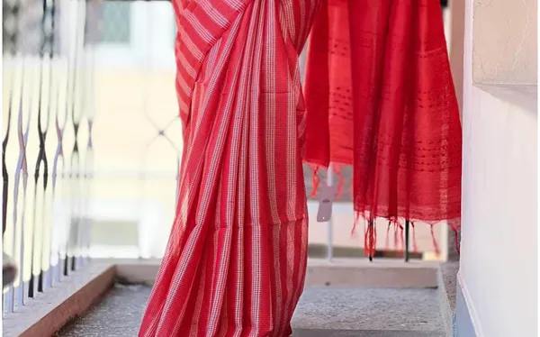 MH_HANDLOOM_WOMEN'S_SEMI_SILK_SAREE_WITH_BLOUSE_PIECE