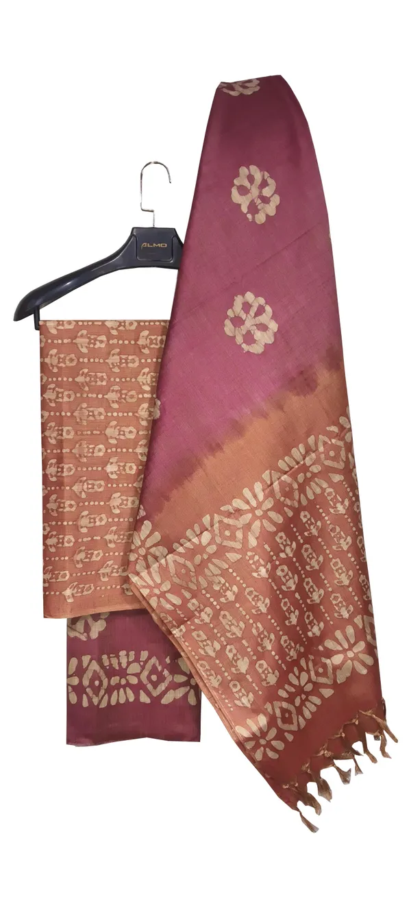 MH_HANDLOOM_Women's_Cotton_Silk_Batik_Print_Unstitched_Salwar_Suits_with_Dupatta