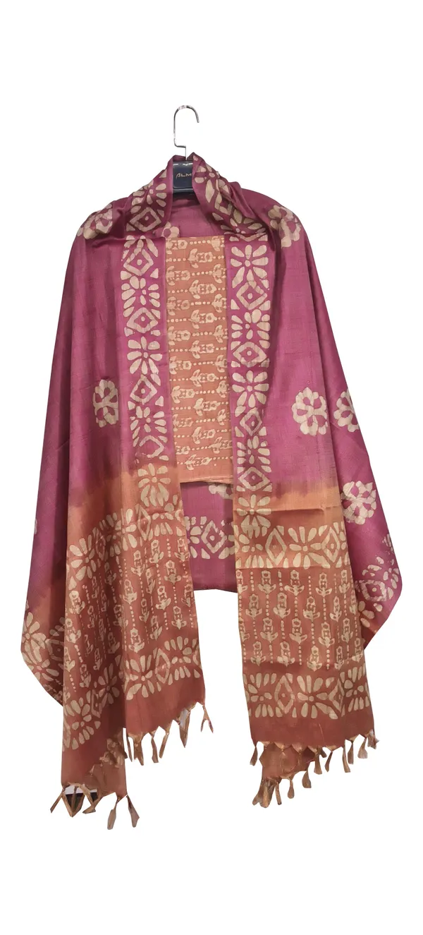 MH_HANDLOOM_Women's_Cotton_Silk_Batik_Print_Unstitched_Salwar_Suits_with_Dupatta