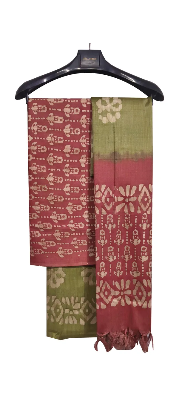MH_HANDLOOM_Women's_Cotton_Silk_Batik_Print_Unstitched_Salwar_Suits_with_Dupatta