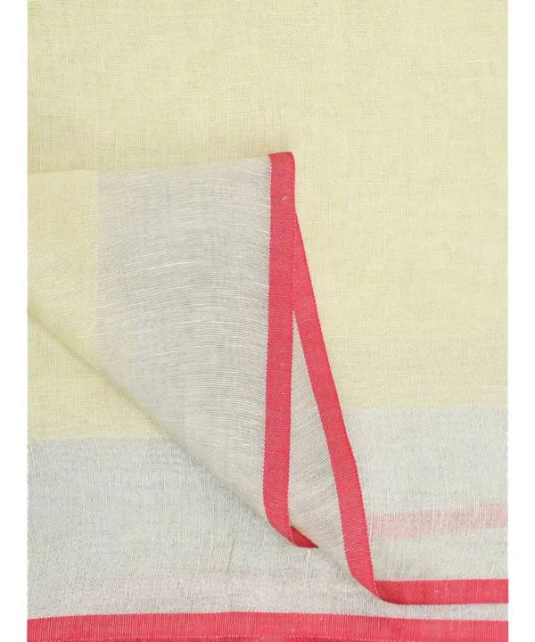 MH_HANDLOOM_Women's_Linen_Slub_Saree_with_Blouse_Piece_for_Every_Occasion