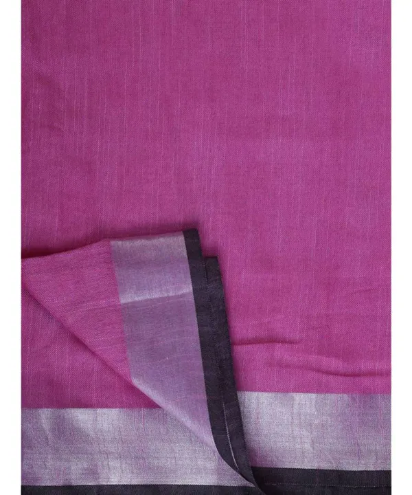 MH_HANDLOOM_Women's_Linen_Slub_Saree_with_Blouse_Piece_for_Every_Occasion