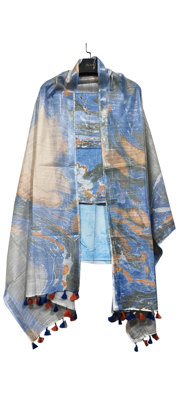 Multicolour_Cotton_Silk_Marble_Print_Unstitched_Suit_Set_For_Women_With_Dupatta_Salwar_Suit_Dress_Material_For_Women_&_Girls