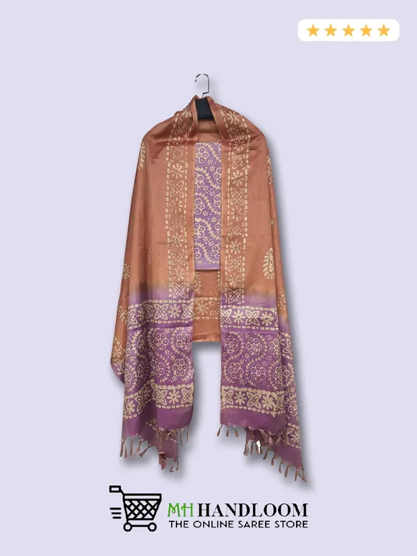 MH_HANDLOOM_Women's_Cotton_Silk_Batik_Print_Unstitched_Salwar_Suits_with_Dupatta
