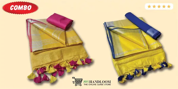 Women's_Linen_Slub_Saree_with_Blouse_Piece_for_every_occasion