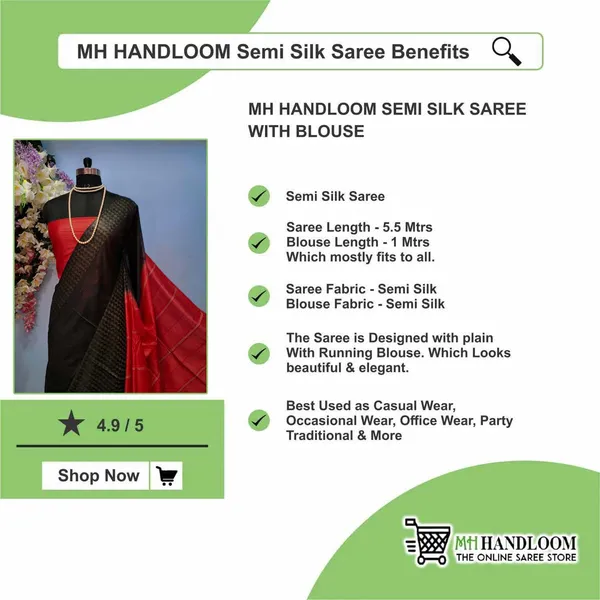 Women’s_Semi_Silk_Saree_with_Blouse_Piece_for_Every_Occasion