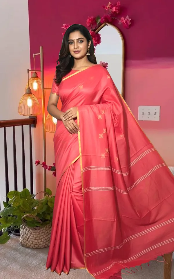 Women’s_Semi_Silk_Saree_with_Blouse_Piece_for_Every_Occasion