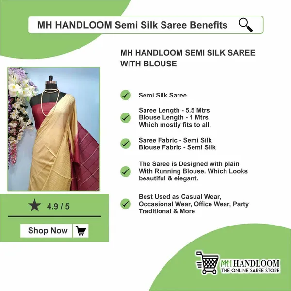 Women’s_Semi_Silk_Saree_with_Blouse_Piece_for_Every_Occasion