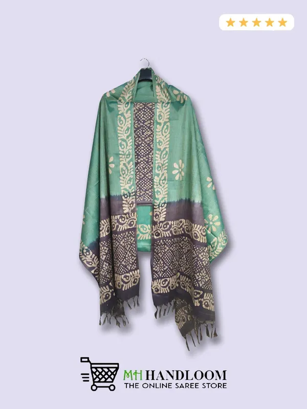 MH_HANDLOOM_Women's_Cotton_Silk_Batik_Print_Unstitched_Salwar_Suits_with_Dupatta