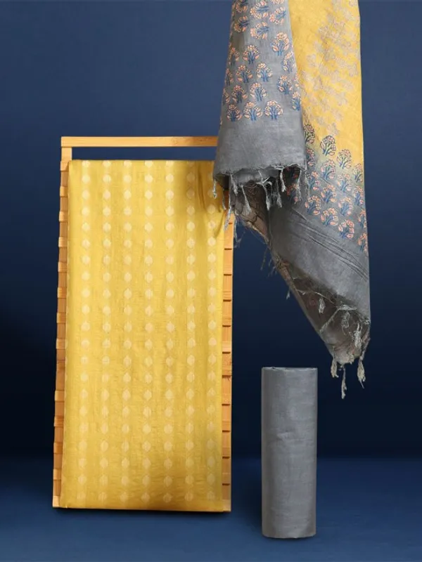 SEMI_SILK_PRINTED_UNSTITCHED_DREES_MATERIAL_WITH_DUPATTA