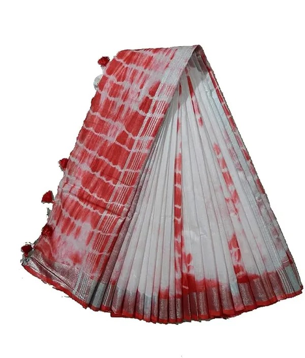 MH_HANDLOOM_LINEN_SLUB_SIBORI_DESIGN_SAREE_WITH_BLOUSE