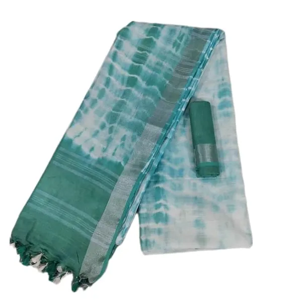 MH_HANDLOOM_LINEN_SLUB_SIBORI_DESIGN_SAREE_WITH_BLOUSE