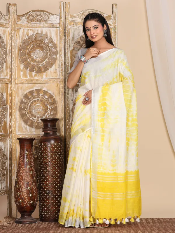 MH_HANDLOOM_LINEN_SLUB_SIBORI_DESIGN_SAREE_WITH_BLOUSE