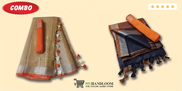 Women's_Linen_Slub_Saree_with_Blouse_Piece_for_Every_Occasion