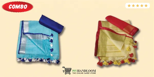 Women's_Linen_Slub_Saree_with_Blouse_Piece_for_every_occasion