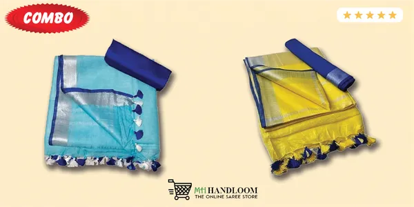 Women's_Linen_Slub_Saree_with_Blouse_Piece_for_every_occasion