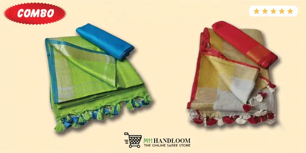 Women's_Linen_Slub_Saree_with_Blouse_Piece_for_every_occasion