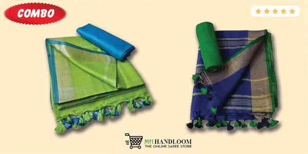 Women's_Linen_Slub_Saree_with_Blouse_Piece_for_every_occasion