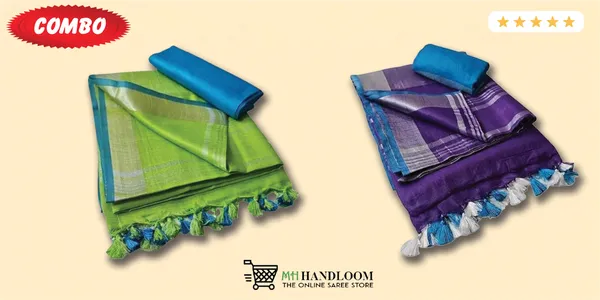Women's_Linen_Slub_Saree_with_Blouse_Piece_for_every_occasion