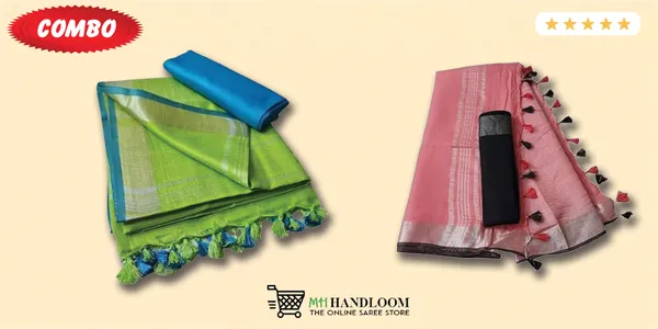 Women's_Linen_Slub_Saree_with_Blouse_Piece_for_every_occasion