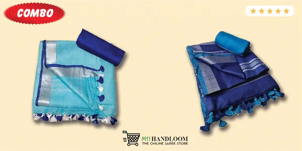 Women's_Linen_Slub_Saree_with_Blouse_Piece_for_every_occasion