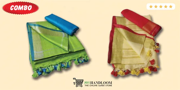 Women's_Linen_Slub_Saree_with_Blouse_Piece_for_every_occasion